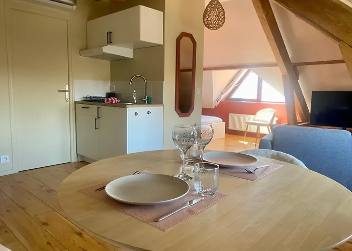 Cosy 40 M2 Climatisation - Parking Gratuit - Lit Queen Size *